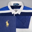 画像3: 90's Polo Ralph Lauren マルチボーダー柄 ラガーシャツ (3)