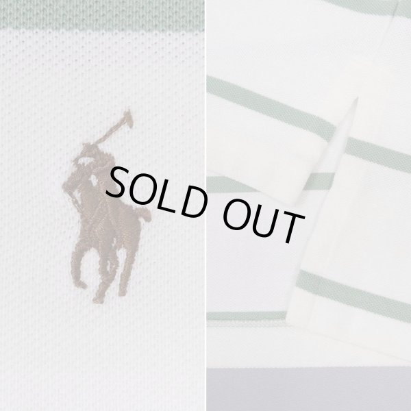 画像3: 90's Polo Ralph Lauren ボーダー柄 ポロシャツ (3)