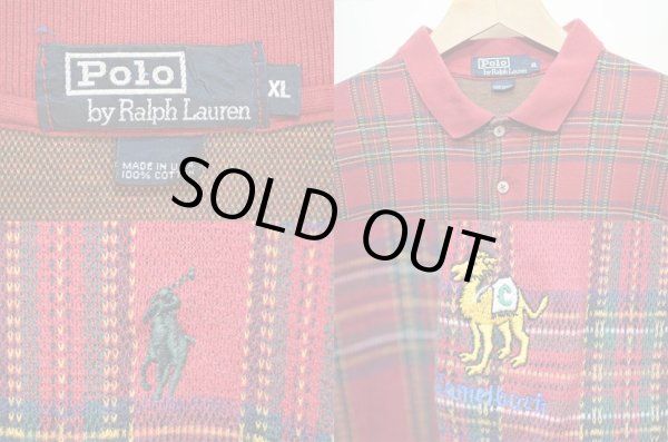 画像3: 90's Polo Ralph Lauren チェック柄 ポロシャツ (3)