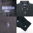 画像3: 90's Polo Ralph Lauren ボタンダウンシャツ "BLAKE / BLACK" (3)