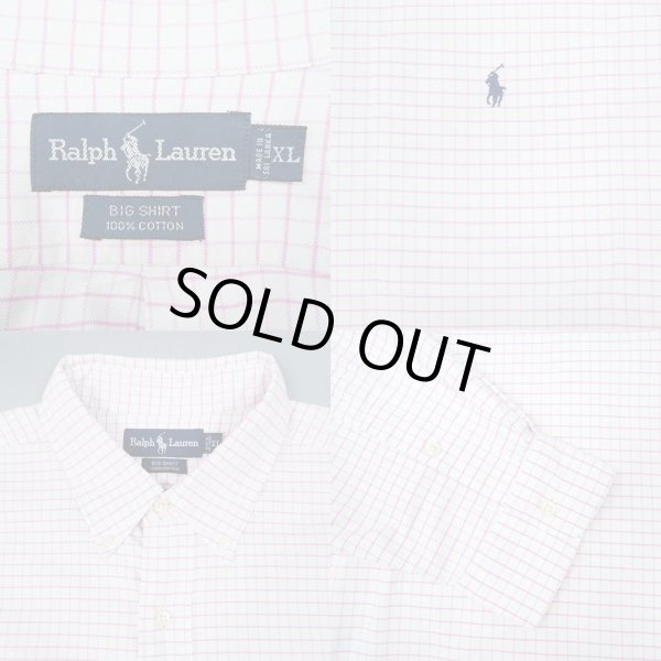 画像3: 90's Polo Ralph Lauren ボタンダウンシャツ “BIG SHIRT” (3)