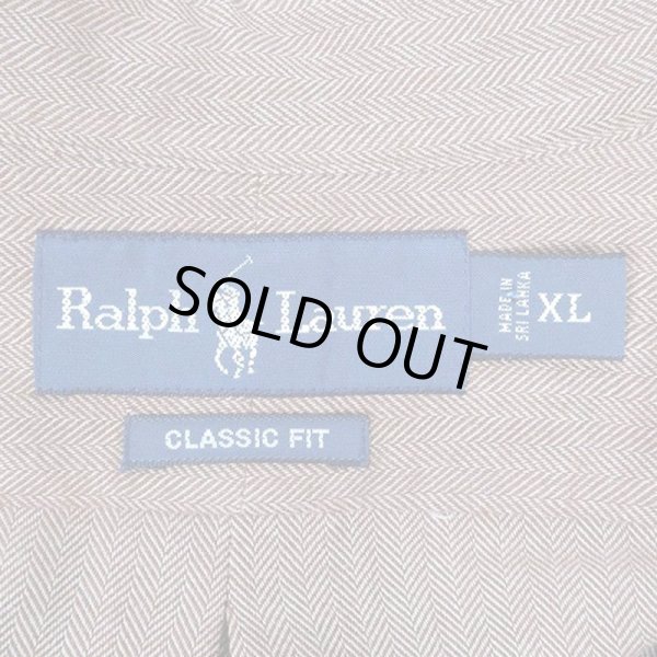 画像3: 00's Polo Ralph Lauren ヘリンボーン ボタンダウンシャツ "CLASSIC FIT" (3)