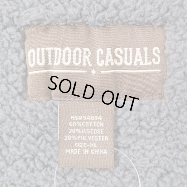 画像3: 90-00's OUTDOOR CASUALS フーディーネルシャツ (3)