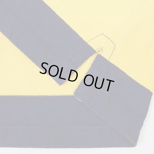 画像5: 00's Polo Ralph Lauren ボーダー柄 ラガーシャツ “NAVY × YELLOW” (5)