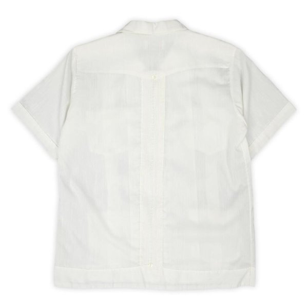 画像2: 70-80's Maya Real キューバシャツ "WHITE" (2)