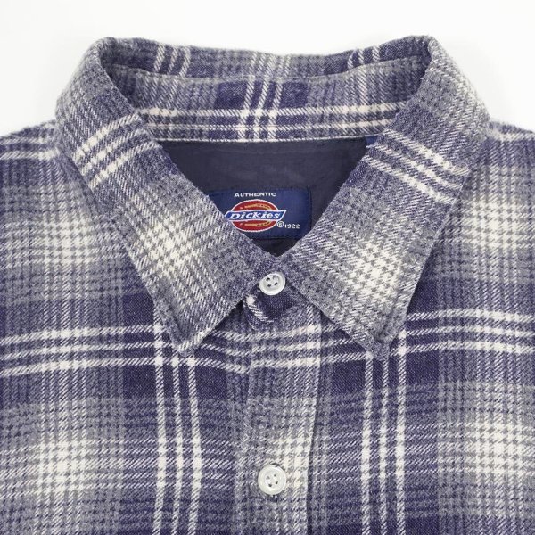 画像3: Early 90's Dickies プリントネルシャツ "Gray Plaid" (3)