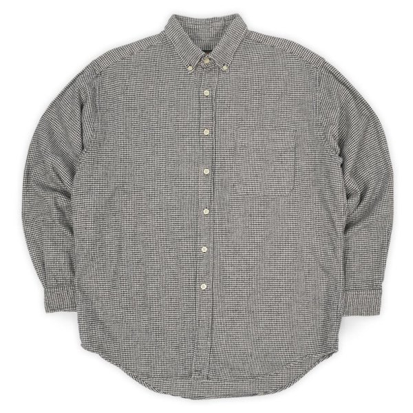 画像1: 90's J.CREW フランネル ボタンダウンシャツ (1)