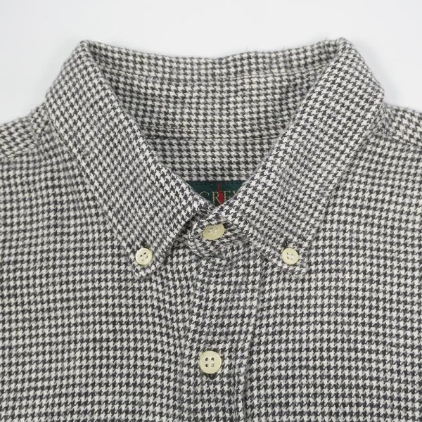 画像3: 90's J.CREW フランネル ボタンダウンシャツ (3)