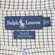 画像2: 90's Polo Ralph Lauren フランネル ボタンダウンシャツ "BLAKE / Beige Plaid" (2)