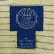 画像2: 80's OLD GAP S/S ストライプ レギュラーカラーシャツ "MADE IN USA" (2)