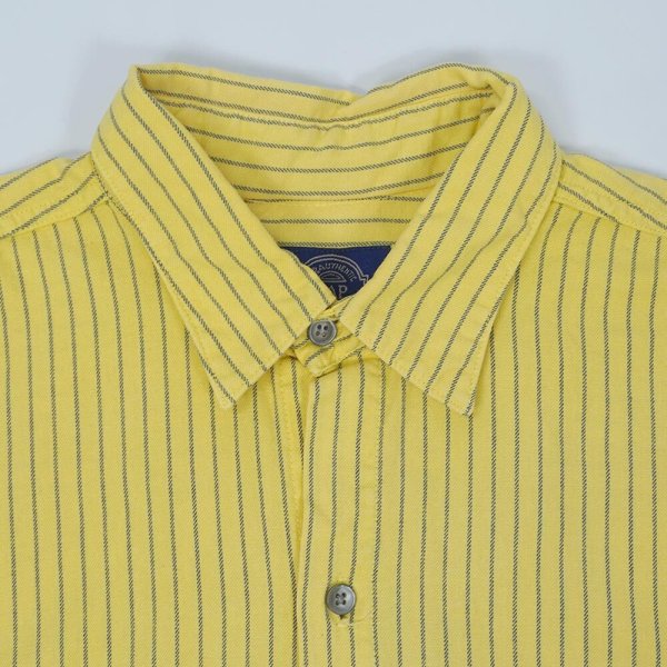画像3: 80's OLD GAP S/S ストライプ レギュラーカラーシャツ "MADE IN USA" (3)