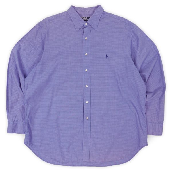 画像1: 90's Polo Ralph Lauren レギュラーカラーシャツ “LOEWLL” (1)