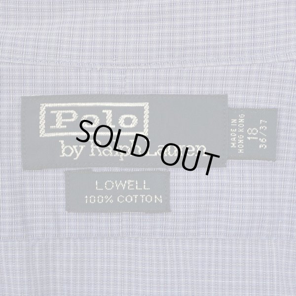 画像2: 90's Polo Ralph Lauren レギュラーカラーシャツ “LOEWLL” (2)