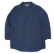 画像1: 90's FLAX L/S リネンオープンカラーシャツ (1)