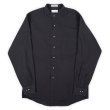 画像1: 90's VAN HEUSEN L/S バンドカラーシャツ “BLACK” (1)