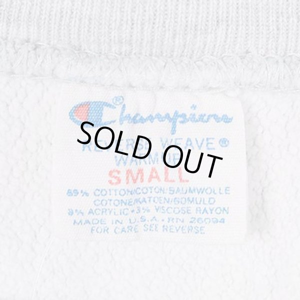 画像3: 80's Champion リバースウィーブスウェット "染込みプリント" (3)