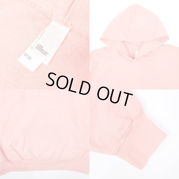 画像3: LOS ANGELES APPAREL Garment Dye French Terry Pullover Hoodie "SALMON" (3)