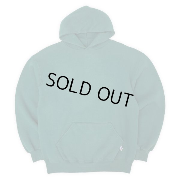 画像1: 90's RUSSELL ブランクスウェットパーカー "GREEN / MADE IN USA" (1)