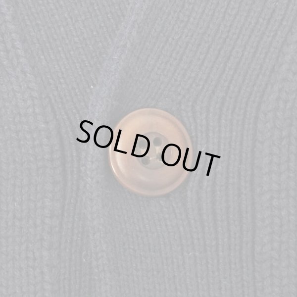 画像3: 00's L.L.Bean コットンニットカーディガン "NAVY" (3)