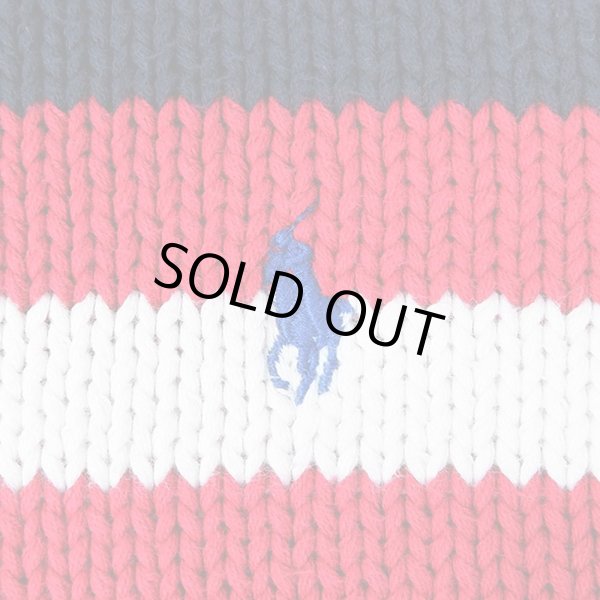 画像3: 90's Polo Ralph Lauren マルチボーダー柄 コットンニット (3)