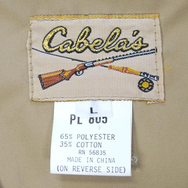 画像3: 80's Cabela's フィッシングベスト "DEADSTOCK" (3)