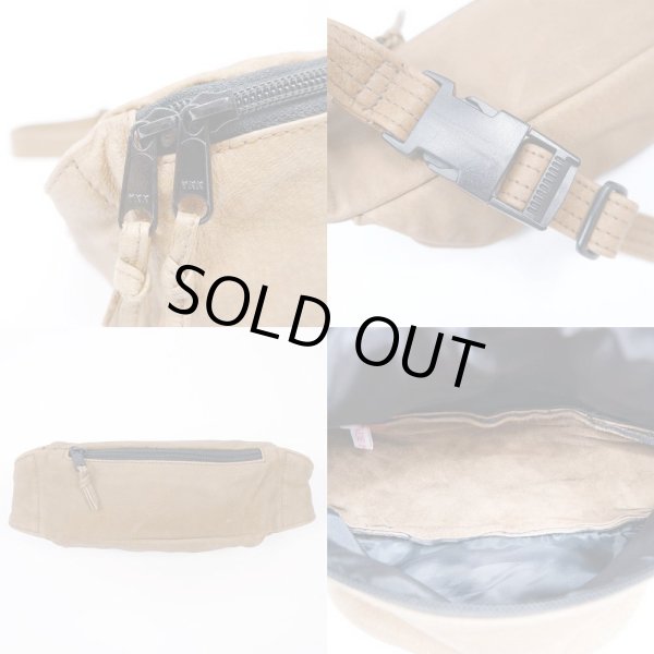 画像3: 80-90's Eddie Bauer レザーウエストバッグ “黒タグ” (3)