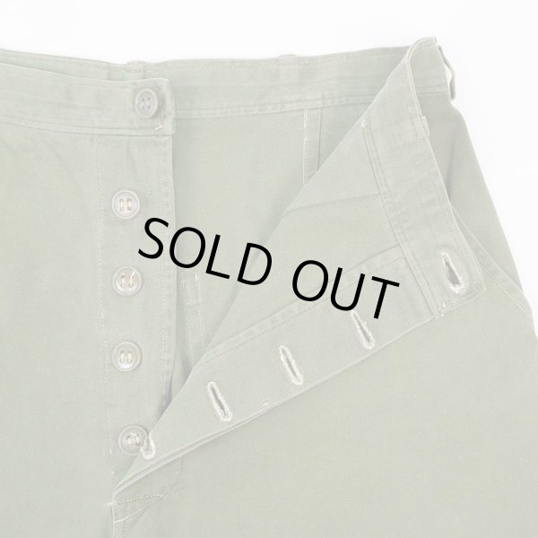 画像4: 50-60's USMC P-58 コットンサテン ユーティリティーパンツ "W33 L28相当" (4)