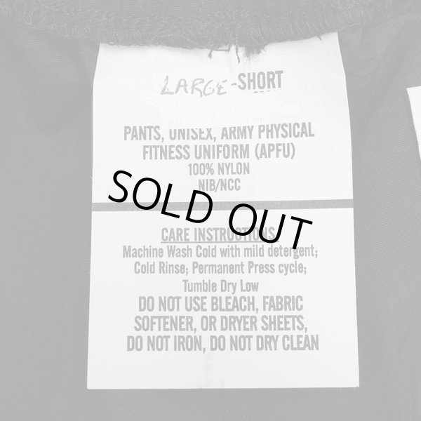 画像3: 【LARGE-SHORT / DEADSTOCK】00's US.ARMY APFU ナイロントレーニングパンツ (3)