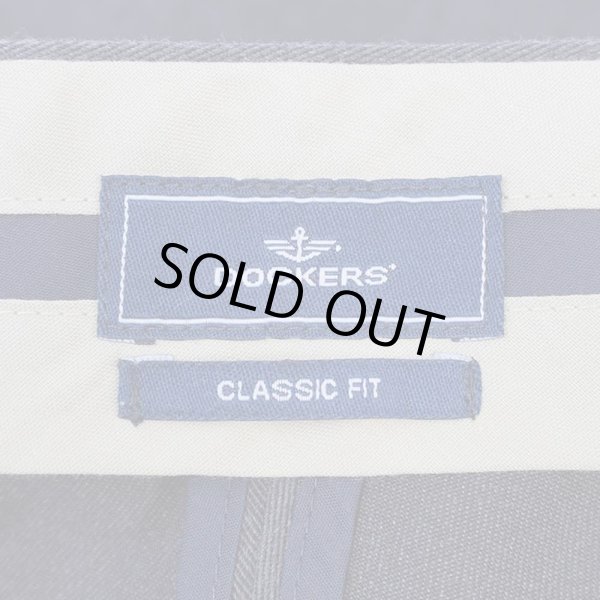 画像3: 00's DOCKERS 2タック チノトラウザー "Chacoal Gray / W33 L30" (3)