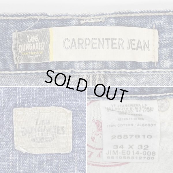 画像3: 00's Lee DUNGAREES デニムペインターパンツ "W34 L32" (3)