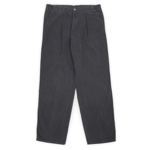 画像1: 90's DOCKERS 1タック キャンバストラウザー "BLACK / Ｗ34 L32" (1)