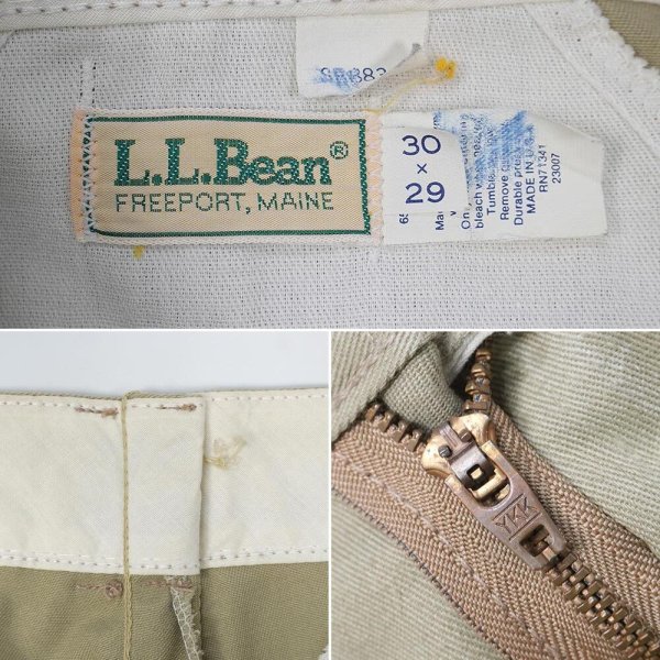 画像3: 80's L.L.Bean × Dickies ワークパンツ "MADE IN USA / W30 L29" (3)