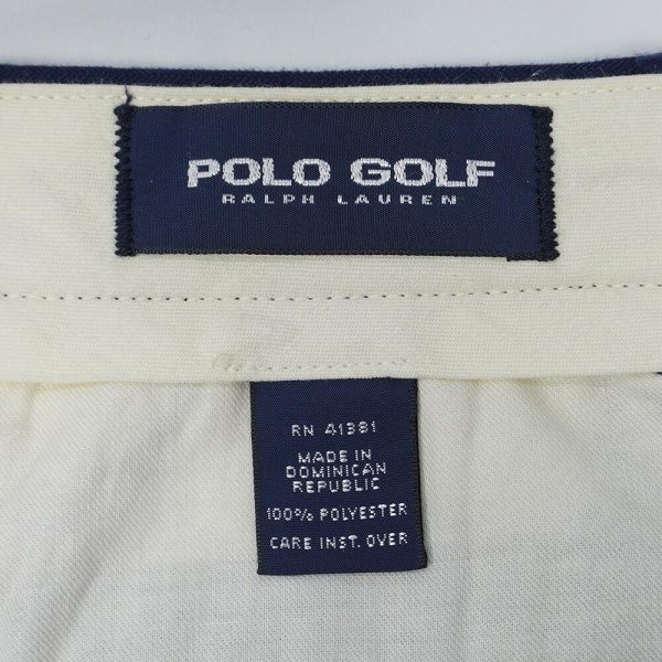 画像3: 90's Polo Ralph Lauren 2タック ポリエステルトラウザー "NAVY / W35 L30" (3)