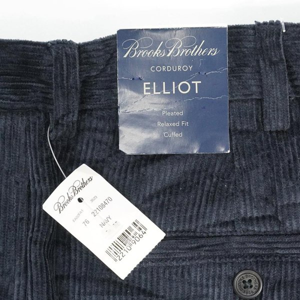 画像4: 00's Brooks Brothers 2タック 太畝コーデュロイトラウザー "ELLIOT / W34 L32 / DEADSTOCK" (4)