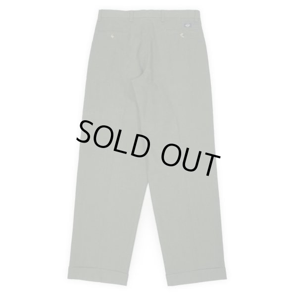 画像2: 90's DOCKERS 2タック ヘリンボーントラウザー "OLIVE / W33 L32" (2)