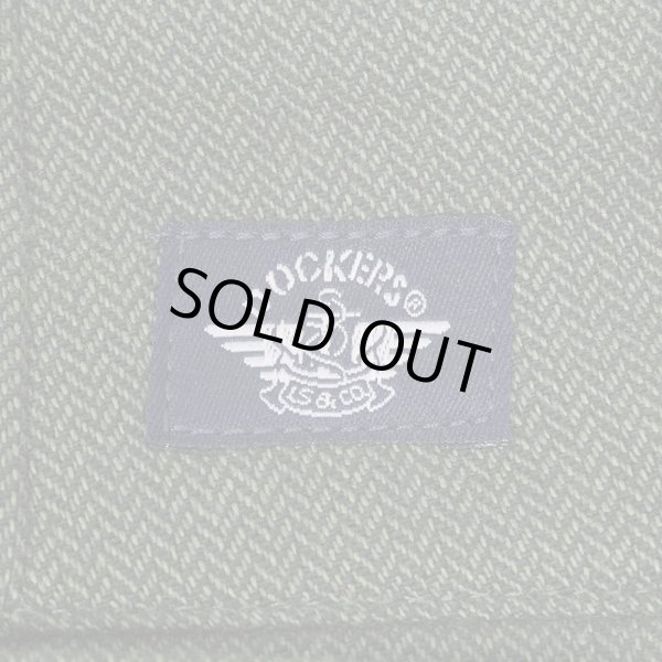 画像3: 90's DOCKERS 2タック ヘリンボーントラウザー "OLIVE / W33 L32" (3)