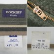 画像4: 90's DOCKERS 2タック ヘリンボーントラウザー "OLIVE / W33 L32" (4)