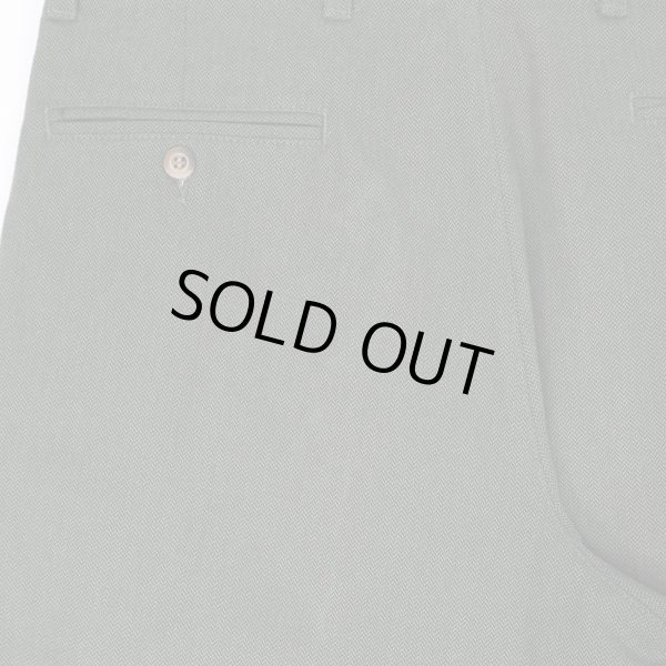 画像5: 90's DOCKERS 2タック ヘリンボーントラウザー "OLIVE / W33 L32" (5)