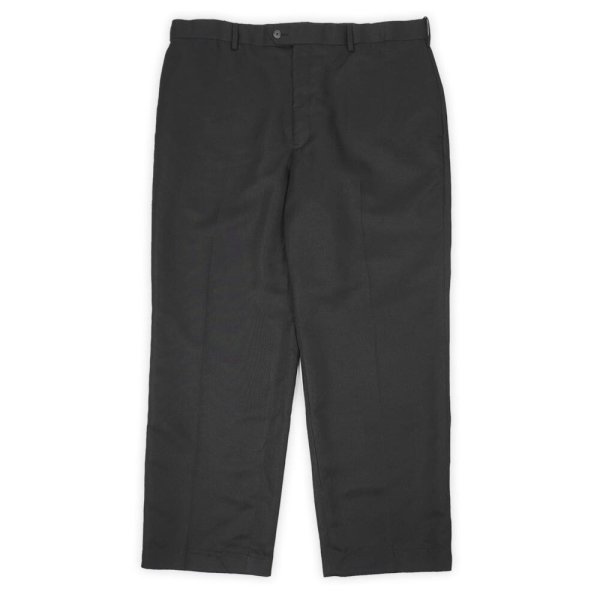 画像2: 00's SAVANE ノータックスラックス "BLACK / W38 L29 / DEADSTOCK" (2)