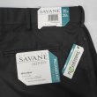 画像3: 00's SAVANE ノータックスラックス "BLACK / W38 L29 / DEADSTOCK" (3)