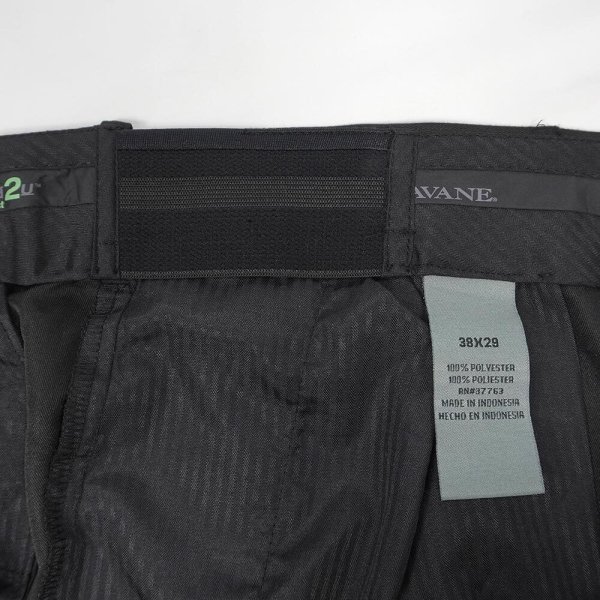 画像4: 00's SAVANE ノータックスラックス "BLACK / W38 L29 / DEADSTOCK" (4)