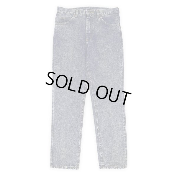 画像1: 80's Lee 801-7759 ケミカルウォッシュ デニムパンツ "MADE IN USA / W32 L30" (1)