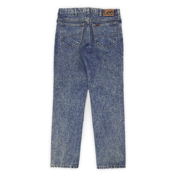 画像2: 80's Lee 801-7759 ケミカルウォッシュ デニムパンツ "MADE IN USA / W32 L30" (2)