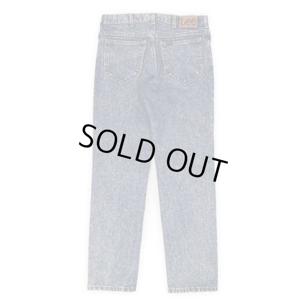 画像2: 80's Lee 801-7759 ケミカルウォッシュ デニムパンツ "MADE IN USA / W32 L30" (2)