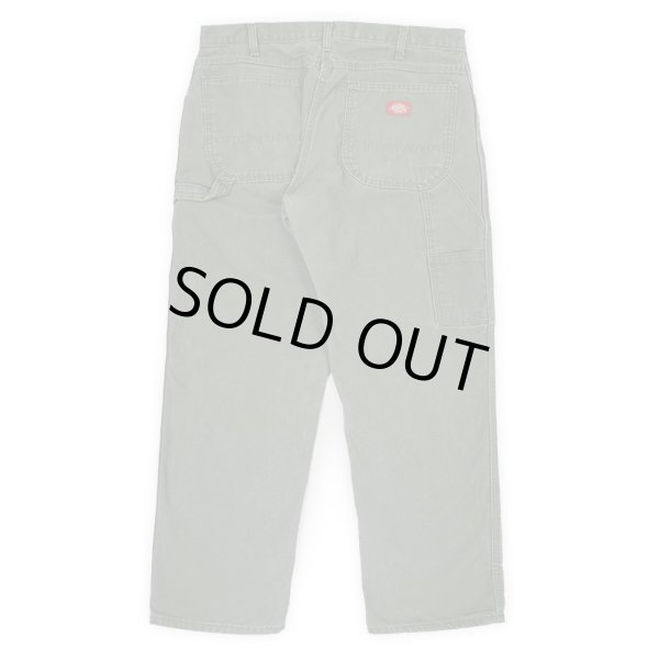 画像2: 00's Dickies ダックペインターパンツ "MOS GREEN / W34 L30" (2)