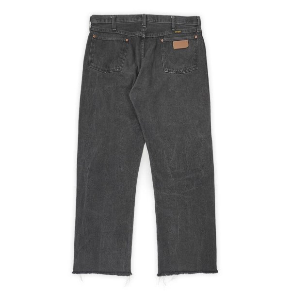 画像2: 90's Wrangler 13MWZPB 先染め ブラックデニムパンツ "MADE IN USA" (2)