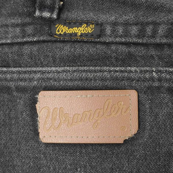 画像3: 90's Wrangler 13MWZPB 先染め ブラックデニムパンツ "MADE IN USA" (3)