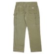 画像2: 00's Carhartt ツイルペインターパンツ "B324 ARG / W35 L30" (2)