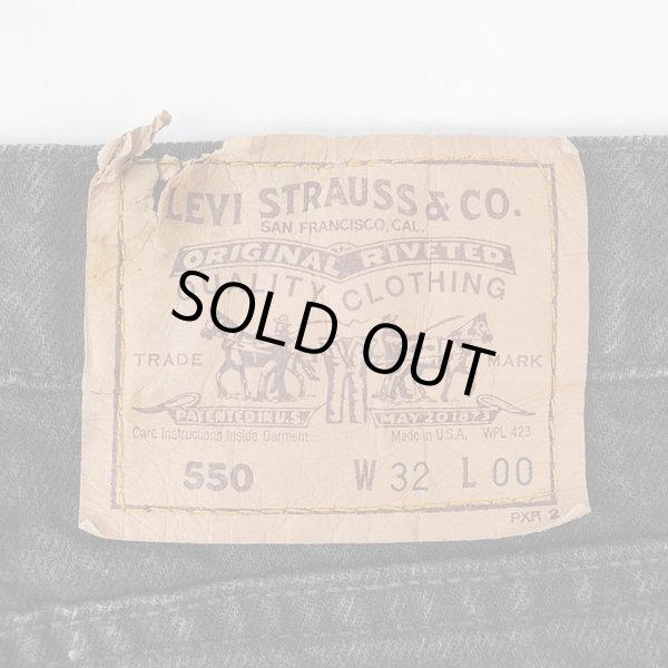 画像3: Early 90's Levi's 550 ブラックデニムショーツ "MADE IN USA" (3)