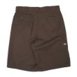 画像2: 00's Dickies ワークショーツ "BROWN / W36" (2)